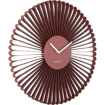Hodiny Karlsson, Nástěnné hodiny Cascara, červené - Formadore