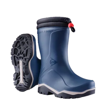 Chlapecké holínky Dunlop Holínky zateplené dětské DUNLOP Blizzard KIDS modrá 27