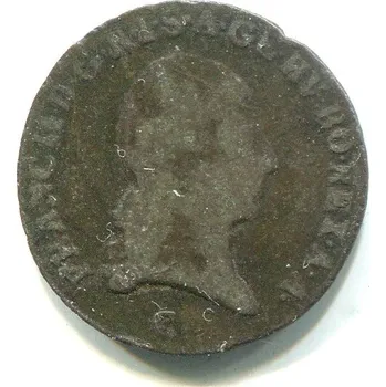 František II. 1/2 Kreuzer 1800/C. Praha.