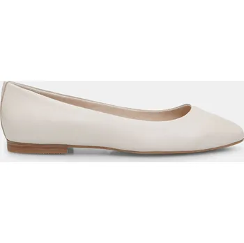 Dámské baleríny Baťa dámské kožené baleríny béžové, vel. 38