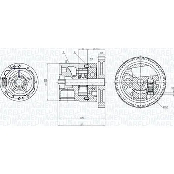 Olejové čerpadlo Olejové čerpadlo MAGNETI MARELLI OP0039