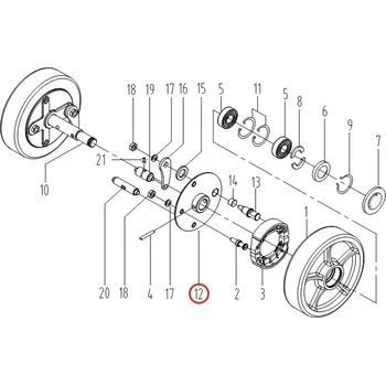 Stavební technika Brzdový disk BFBK12