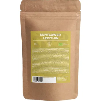 BrainMax Pure® Sunflower Lecithin, slunečnicový lecitin, 200 g Fosfatidylscholin z NON-GMO slunečnice