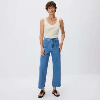 Dámské oblečení Reserved - Džíny culottes - modrá - 755FZ-50J - 755FZ-50J-34