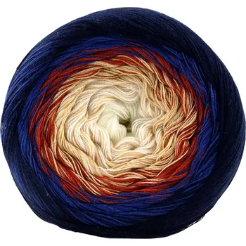 Příze ReTwisst Filars Soft Cake 9023 smetanová, béžová, hnědá, modrá, černá