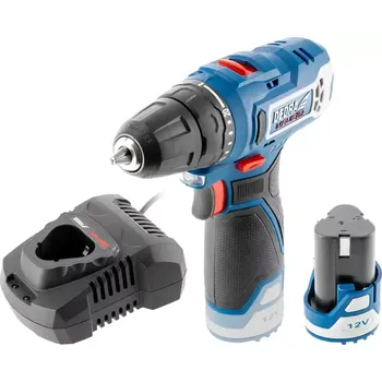DEDRA aku vrtačka 12V/2Ah, 32Nm, 0-400/1300 ot./min., nabíječka DED7302, DED7310T03