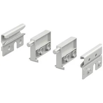 Nábytkové kování HETTICH aretace výsuvné police sada plast bílý