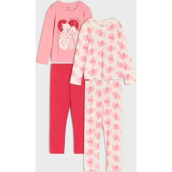 Sinsay - Dvoudílná pyžama – balení 2 kusů - růžová - 576HI-30X - 576HI-30X-110