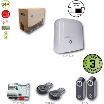 Pohon brány Key Automation S.r.l. UKONČENA VÝROBA! SUNKIT pro posuvnou bránu do 400 kg