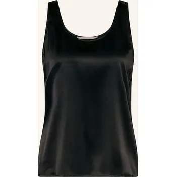 (The Mercer) N.Y. Dámské Saténové Tričko, černá, 42