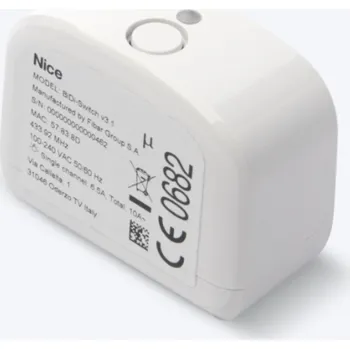 Pohon brány NICE BIDISHUTTER 230V/500W s přijímačem 433.92MHz