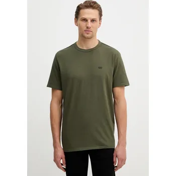 Pánská móda Bavlněné tričko Levi's LEVIS ORIGINAL TEE 005GX zelená 87X, vel. S