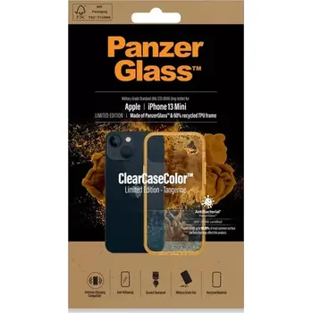 Pouzdro na mobilní telefon PanzerGlass Pouzdro ClearCaseColor AB pro iPhone 13 mini tangerine (328)