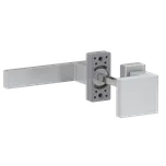 KOVIAN, s.r.o. Hliníková sada klika/koule, stříbrná barva