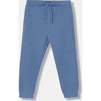 Dětská móda Dětské bavlněné tepláky United Colors of Benetton 3J70GF010.P.Riproposto modrá 55X, vel. 90