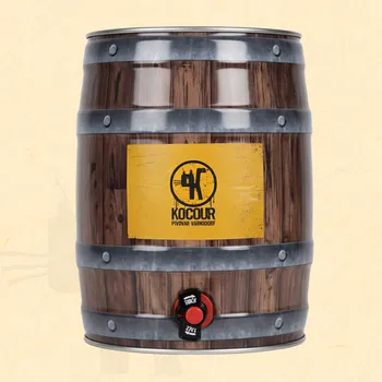 Pivo Kocour 12° Světlý ležák 5l party soudek