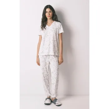 Dámské pyžamo Pyžamo women'secret 3133484 bílá 00X, vel. L