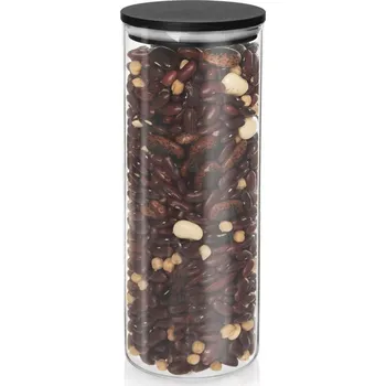 Dóza na potraviny Skleněná dóza na sypké potraviny s víkem a těsněním 1,2 l