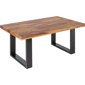 Konferenční stolek Konferenční stolek IRON CRAFT 100cm U-nohy ze sheeshamového dřeva