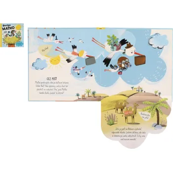 Pohádka Kniha Bocian Maťko SK verzia 19,5x20cm