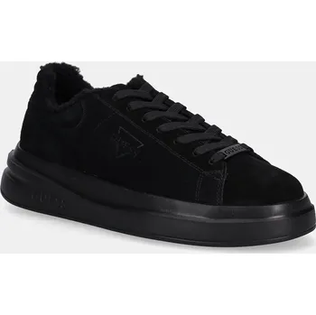 Pánské tenisky Semišové tenisky Guess ELBAN FMFBAN.LEP12.BLACK černá 99X, EUR 44