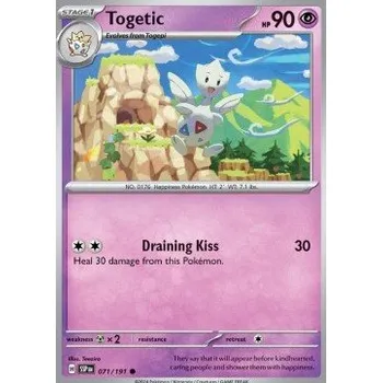 Sběratelská karetní hra Pokémon SSP 071/191 Togetic - Surging Sparks Stav: Near Mint, Verze: NORMAL