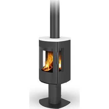 Krbová kamna ROMOTOP PARLA T 3S krbová kamna 3,0-7,8 kW, hnědá srnčí