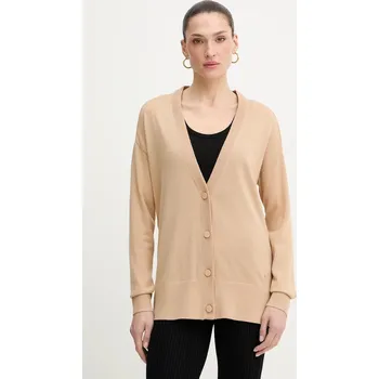Dámský svetr Kardigan s příměsí vlny Armani Exchange XW001879.AF11956 béžová 08X, vel. M