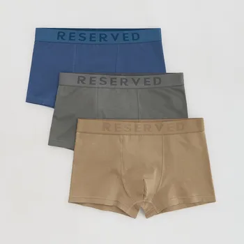 Reserved - Sada 3 boxerek classic - béžová - 605HH-80X - 605HH-80X-M