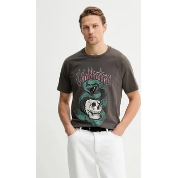 Pánské tričko Bavlněné tričko ZADIG&VOLTAIRE JMTS01751 hnědá 88X, vel. XL