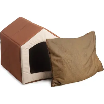 Bouda pro psa Iridog Bouda pro psa 2v1 HOUSIE MULTI no.1 hnědo béžová v35 x š30 x d40 cm