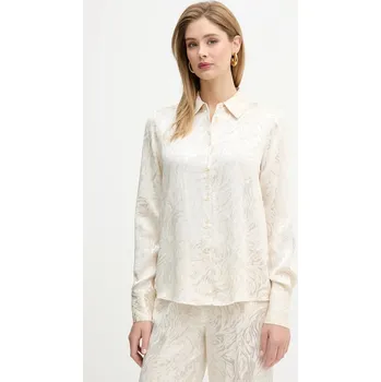 Pánská košile Košile Silvian Heach MINES GPP26027CA béžová 01X, vel. 40