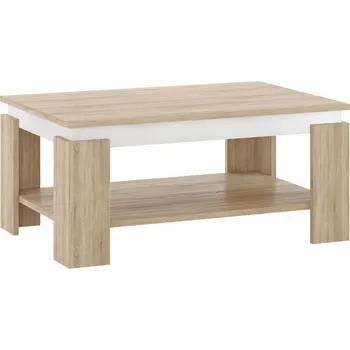 Konferenční stolek Tempo Kondela Piani dub sonoma/bílý