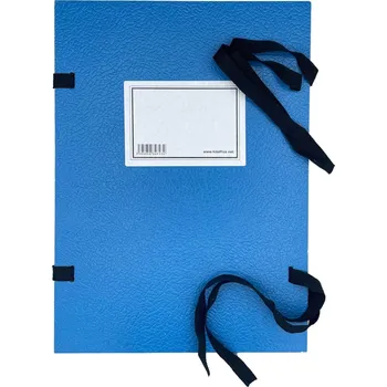 Archivační box Spisové desky s tkanicí a štítkem HIT Office - A4, modré, 1 ks