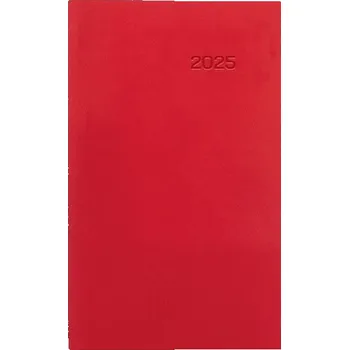 Diář Týdenní kapesní diář 2025 Viva - červený