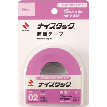 Oboustranná lepicí páska Nichiban na sklo a kovy - 15 mm x 5 m