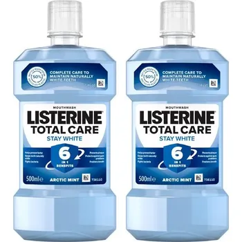 Ústní voda Listerine Stay White ústní voda 2x500 ml
