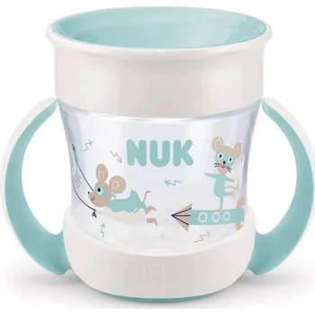 Dětský hrníček Mini Magic NUK 360° s víčkem zelená