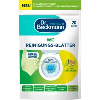 WC čistič Dr. Beckmann čisticí listy na WC Citrus Sensation 20 ks