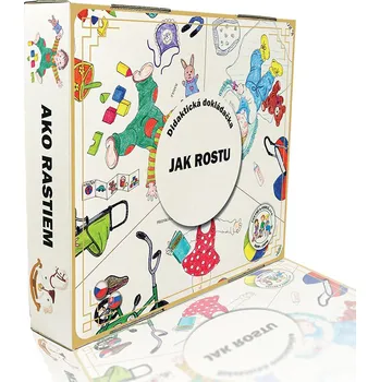 Výuková hračka Didaktická dokládačka JAK ROSTU