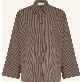 Dámská halenka Neo Noir Dámská Košile Dita S Ozdobnými Kameny, tmavě hnědá /...