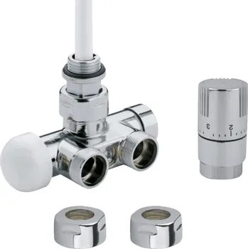 Ventil Isan Termostatická sada rohová jednobodová pravá nerez O39NWAR150