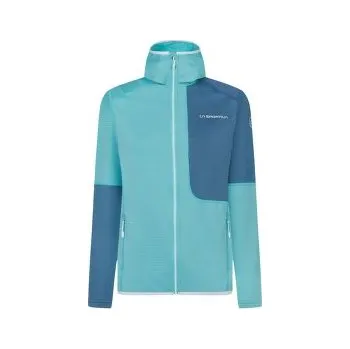 Dámská mikina La Sportiva Granite Hoody Women Aquarelle/Atlantic tyrkysová L
