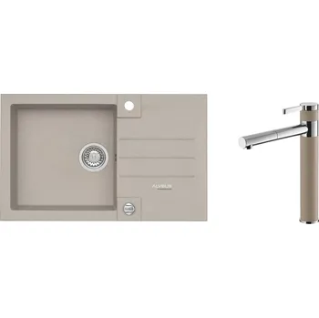 Granitový dřez Alveus SET ROCK 130 Pebble + BATERIE ZINA + dárek + 5 % sleva v košíku s kódem SLEVA5