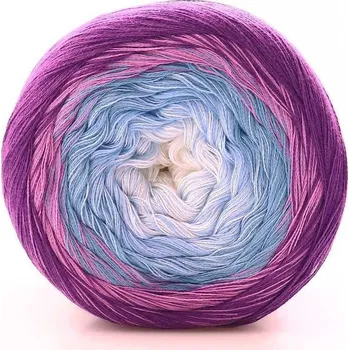 Příze ReTwisst Filars Soft Cake 9029 bílá, bledě modrá, jeans modrá, lila, fialová