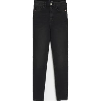 Sinsay - Džíny high waist skinny - černá - 207HC-99J - 207HC-99J-34