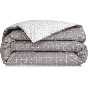 Povlečení Bavlněný povlak na přikrývku Lacoste L BLOCK Greige 200 x 200 cm 1057040 šedá 09X