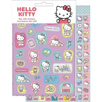 Samolepící bloček Kočičí paní Samolepky s kočičkou Hello Kitty - sada 600 ks