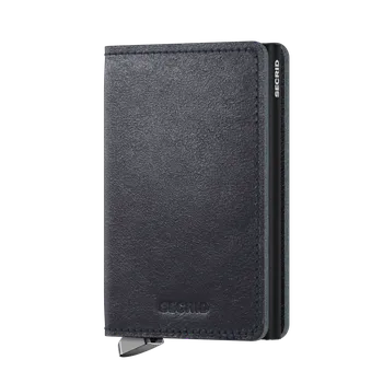 Peněženka Kožená pouzdro na karty SECRID PREMIUM Slimwallet Basco Navy tmavě modrá