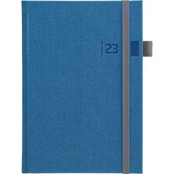 Diář Týdenní diář 2023 Tweed - A5, modrý